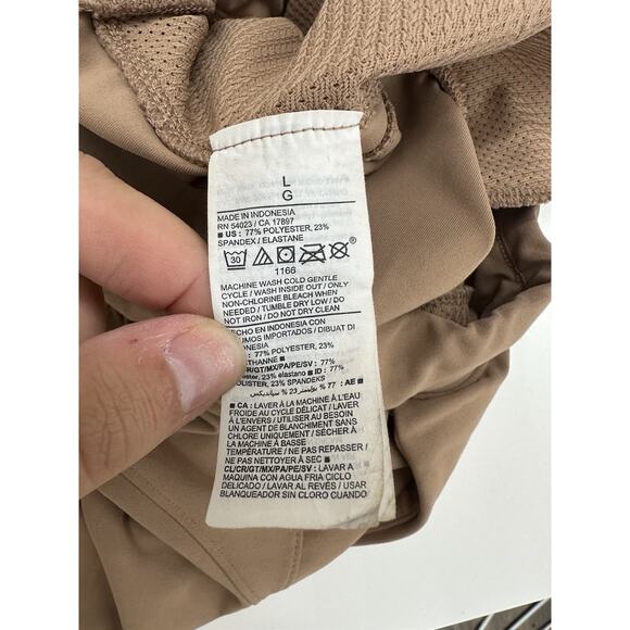 Old Navy Womens Shorts Size Large Brown Active Powersoft High Rise Go Dry - Picture 5 of 10